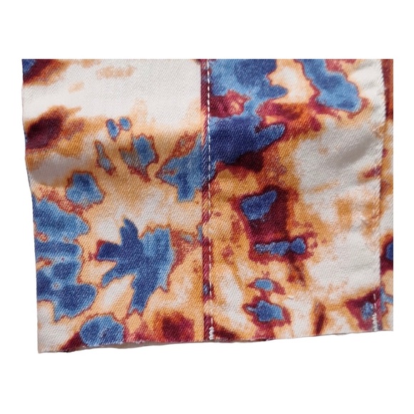 SkinnyGirl Reagan High-Rise Skinny Ankle Jeans in Splash Tie Dye ~ Skinny Girl - Picture 5 of 5